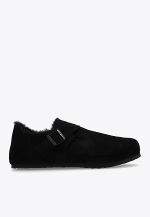London Suede Buckled Loafers