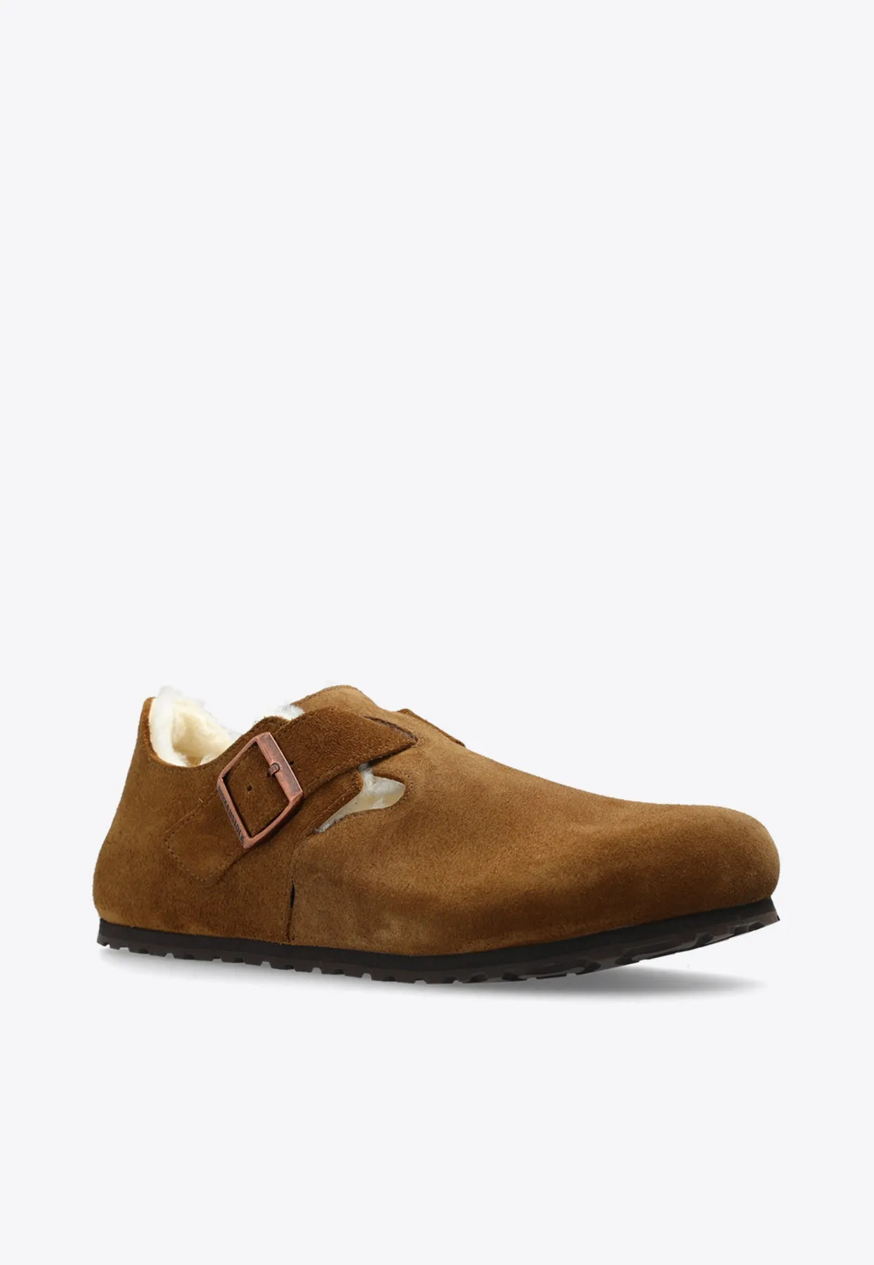 London Suede Buckled Loafers