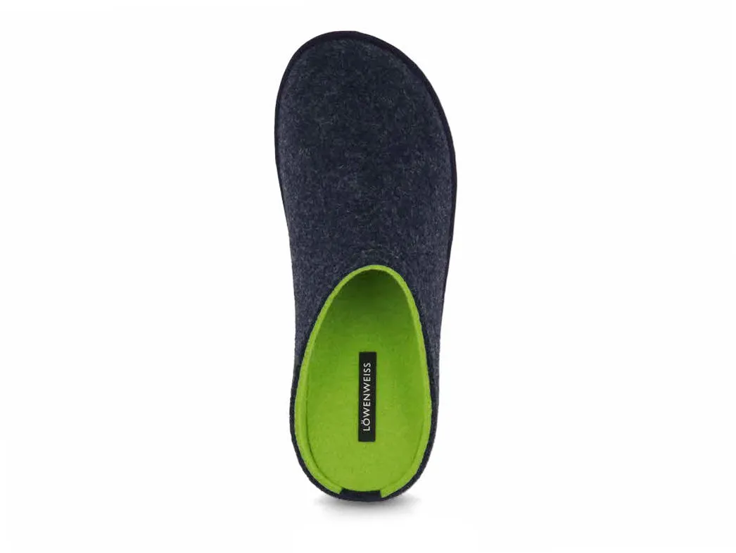 LÖWENWEISS Men Women Slippers 'Easy Bicolor', blue green
