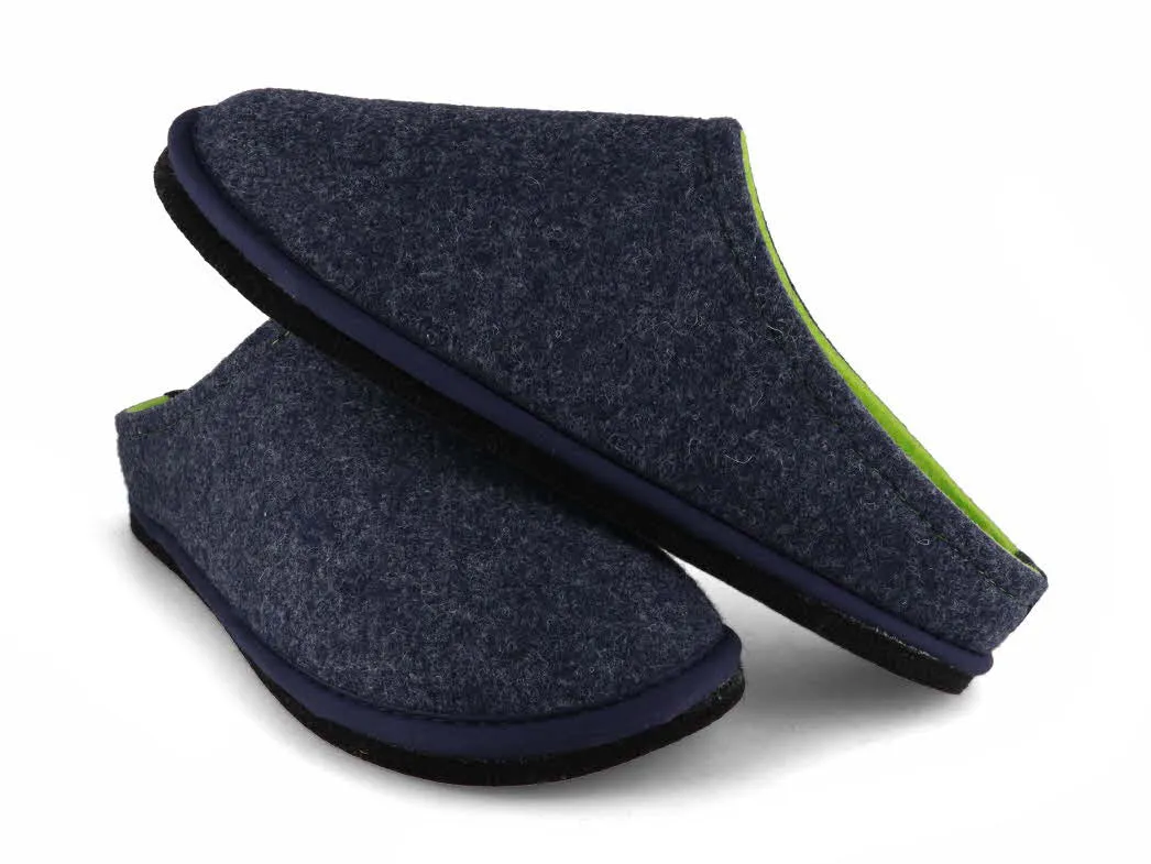LÖWENWEISS Men Women Slippers 'Easy Bicolor', blue green