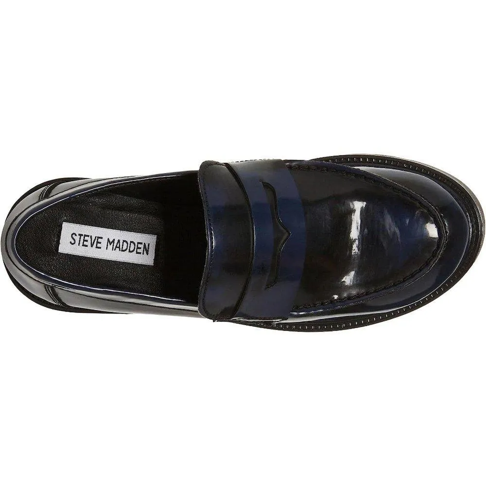 Lyris Navy Boho Loafers