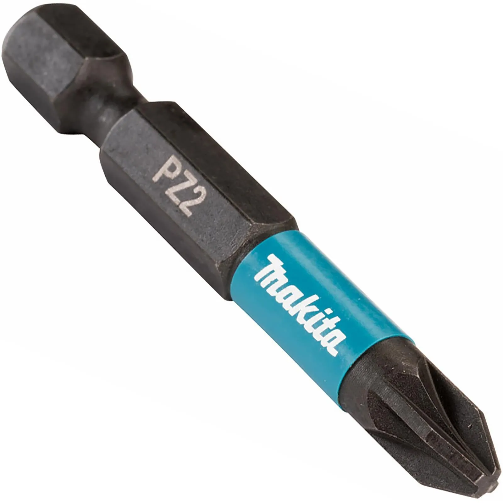 Makita Impact Screwdriver Bits Black Pozi PZ2 x 50mm 10 Piece Set Tic Tac Box E-12413