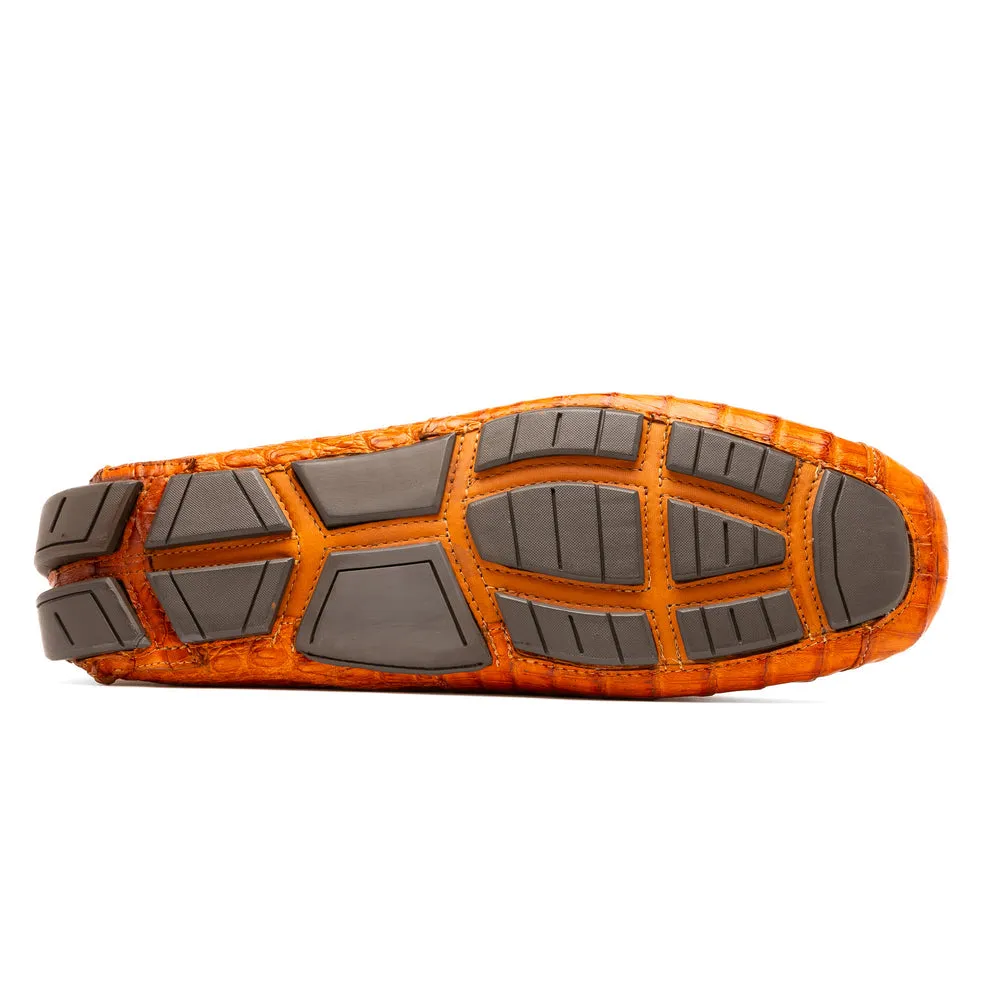 Marco Di Milano Parma Brandy Crocodile Loafers