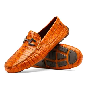 Marco Di Milano Parma Brandy Crocodile Loafers
