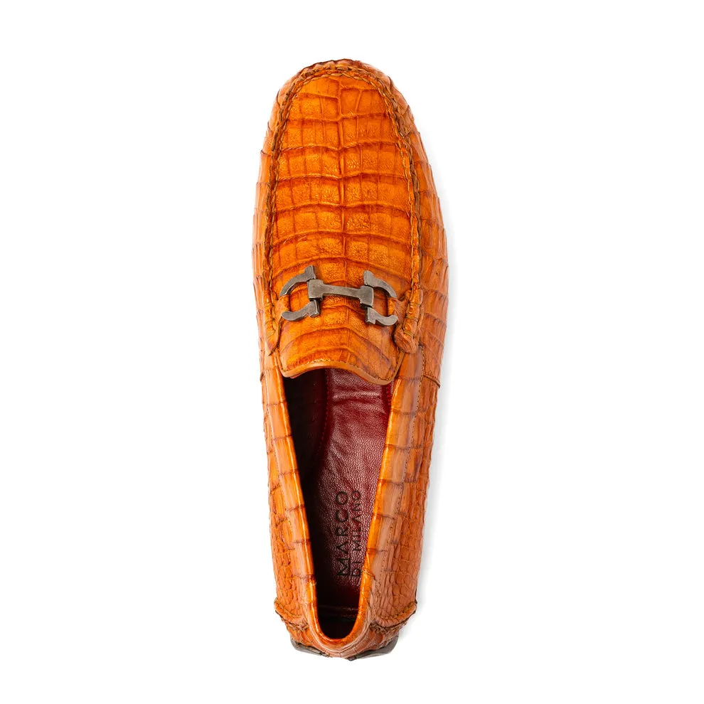 Marco Di Milano Parma Brandy Crocodile Loafers