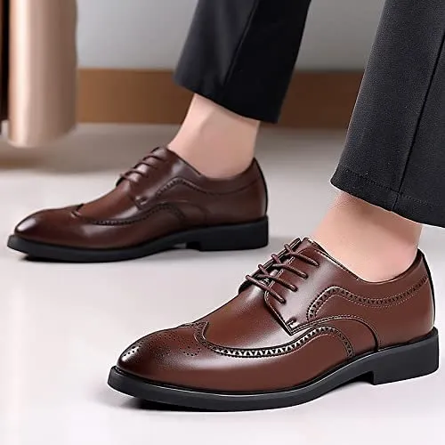 Men's Classic Wingtip Brogue Derby