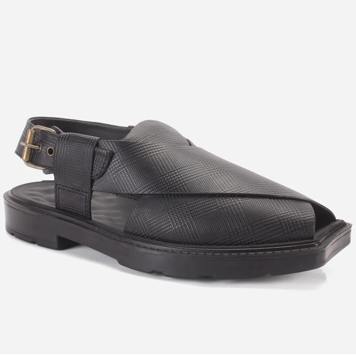 Men's "JINNAH" Leather Peshawari Sandals