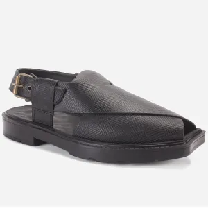 Men's "JINNAH" Leather Peshawari Sandals