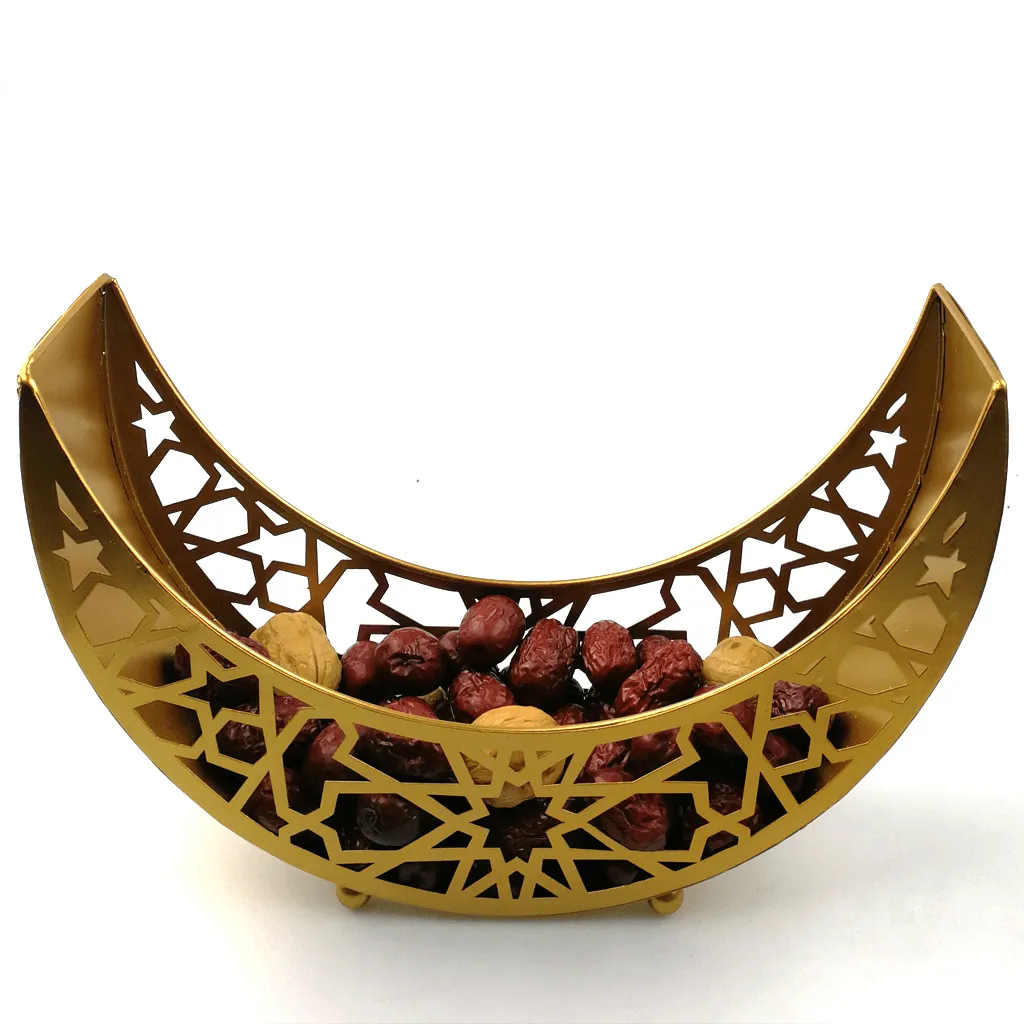 Metal Dates Serving Tray