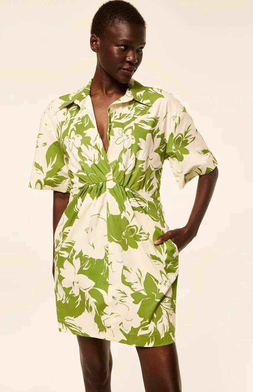 Mi9208 Green Goddess Poplin Dress