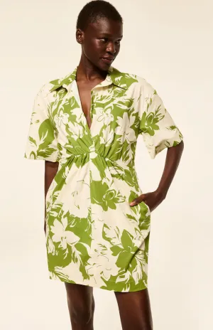 Mi9208 Green Goddess Poplin Dress