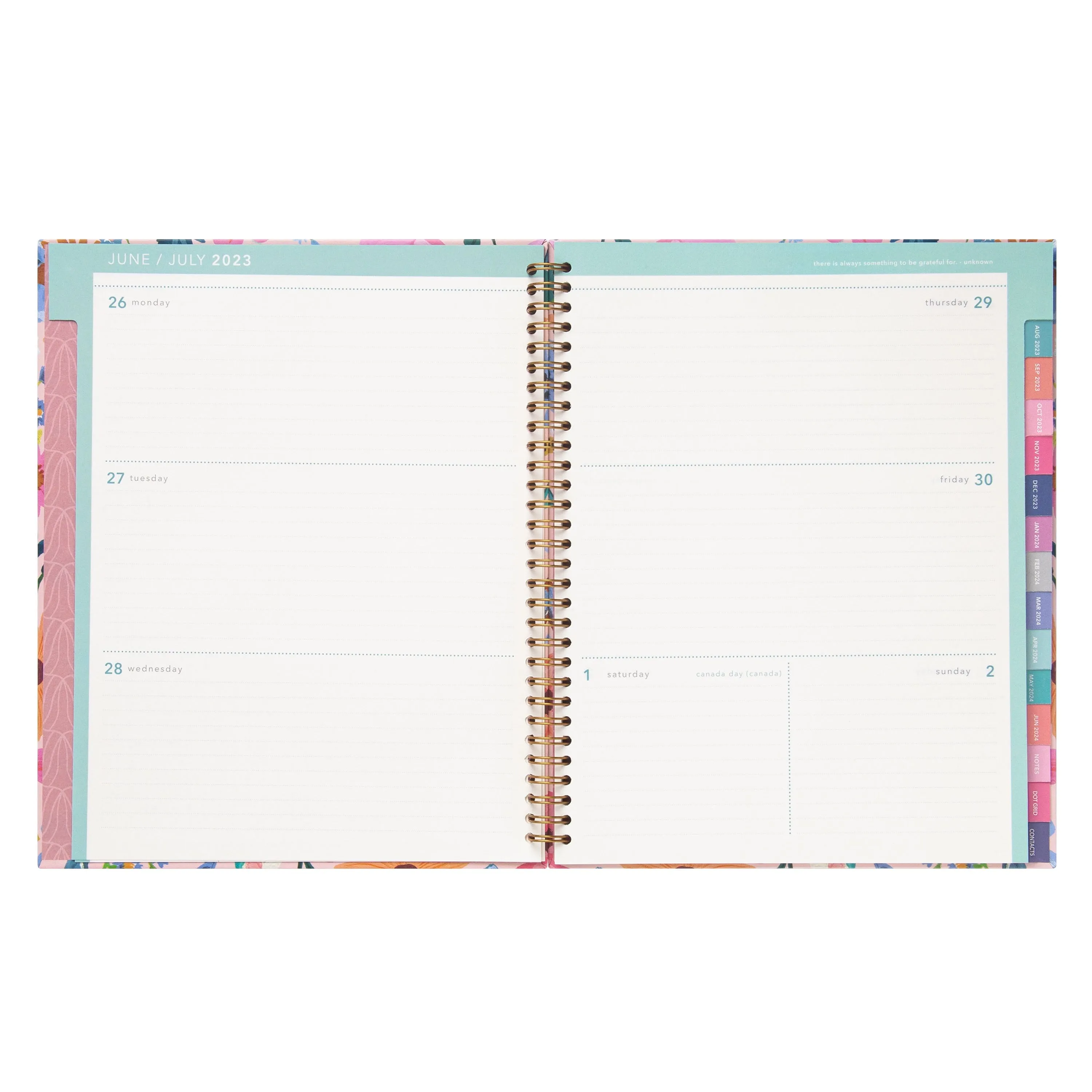 Mintgreen 2023-2024 Weekly/Monthly Planner - 8.5" x 10.5" Hardcover Eco-Friendly