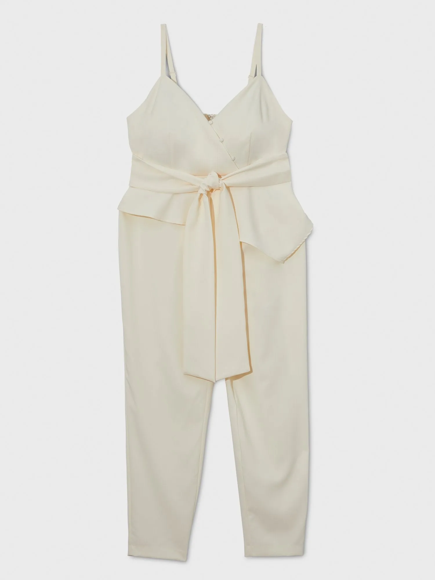 Molly Bow Wrap Jumpsuit