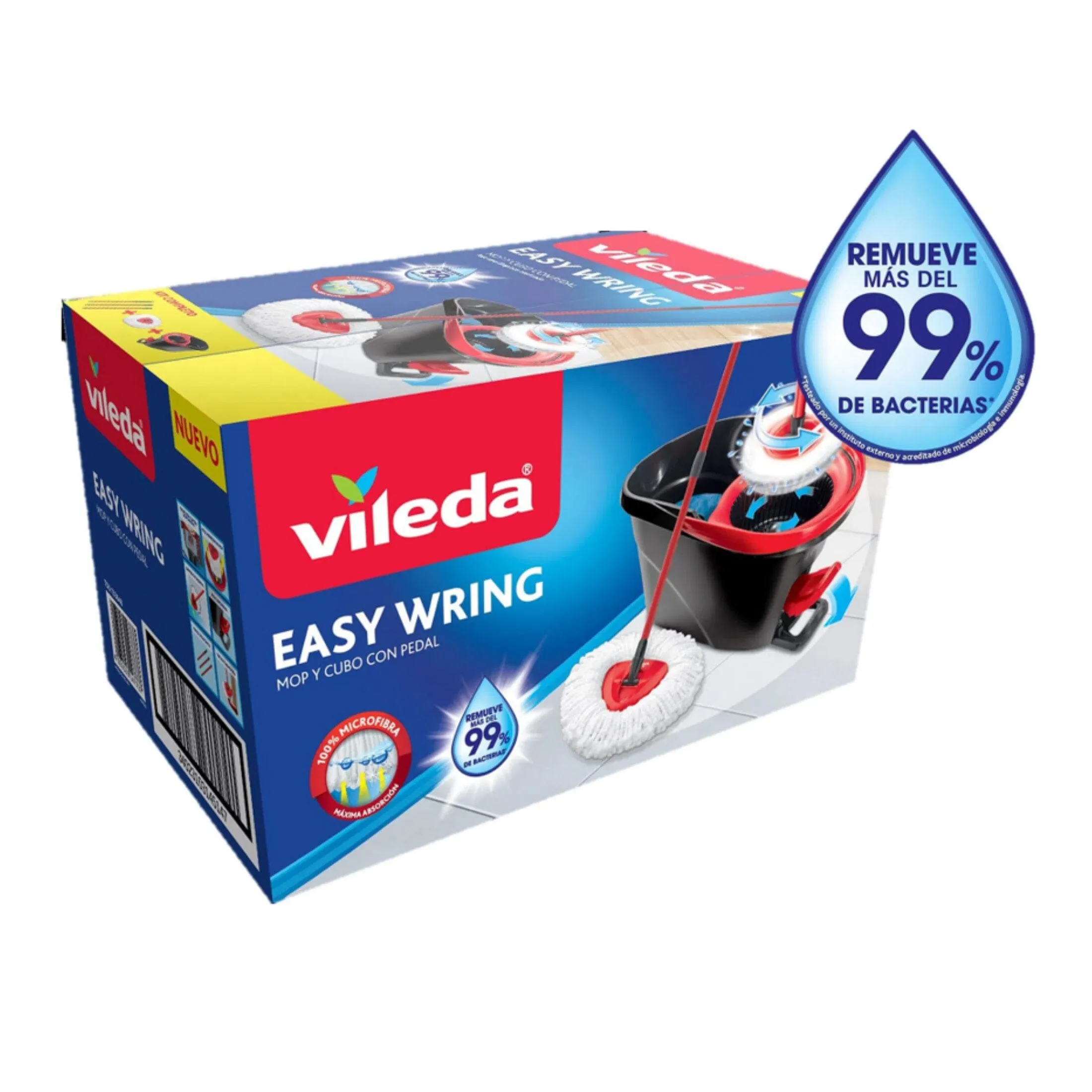 Mopa Balde con Pedal Easy Wring & Clean   Repuesto Adicional Vileda