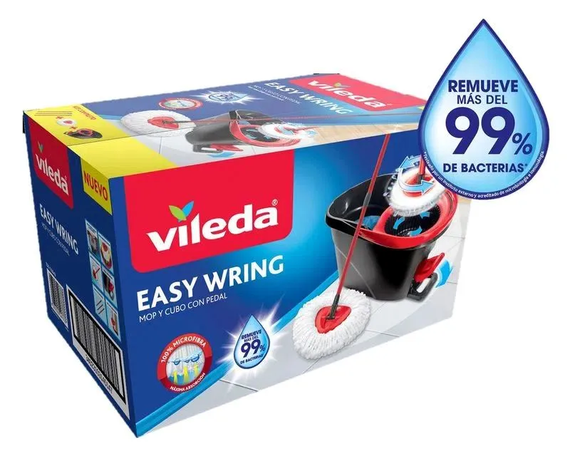Mopa Balde con Pedal Easy Wring & Clean Vileda