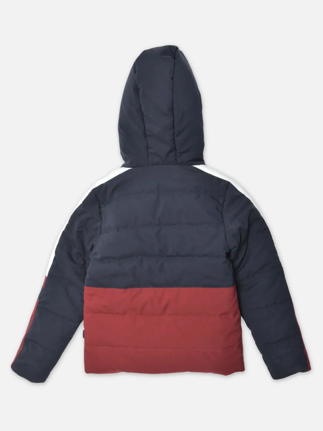 Multi Colourblocked Hooded Jacket