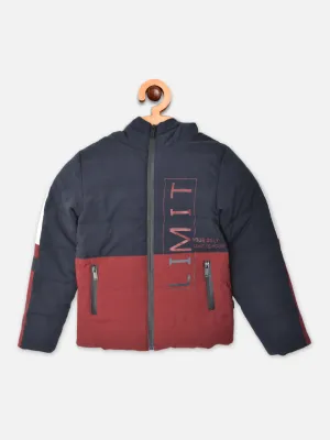 Multi Colourblocked Hooded Jacket