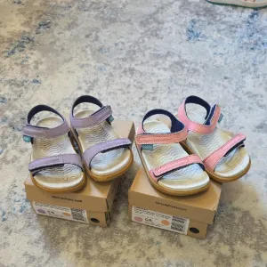 Native Charley Toddler Size 6 Sandals Pink Purple Summer
