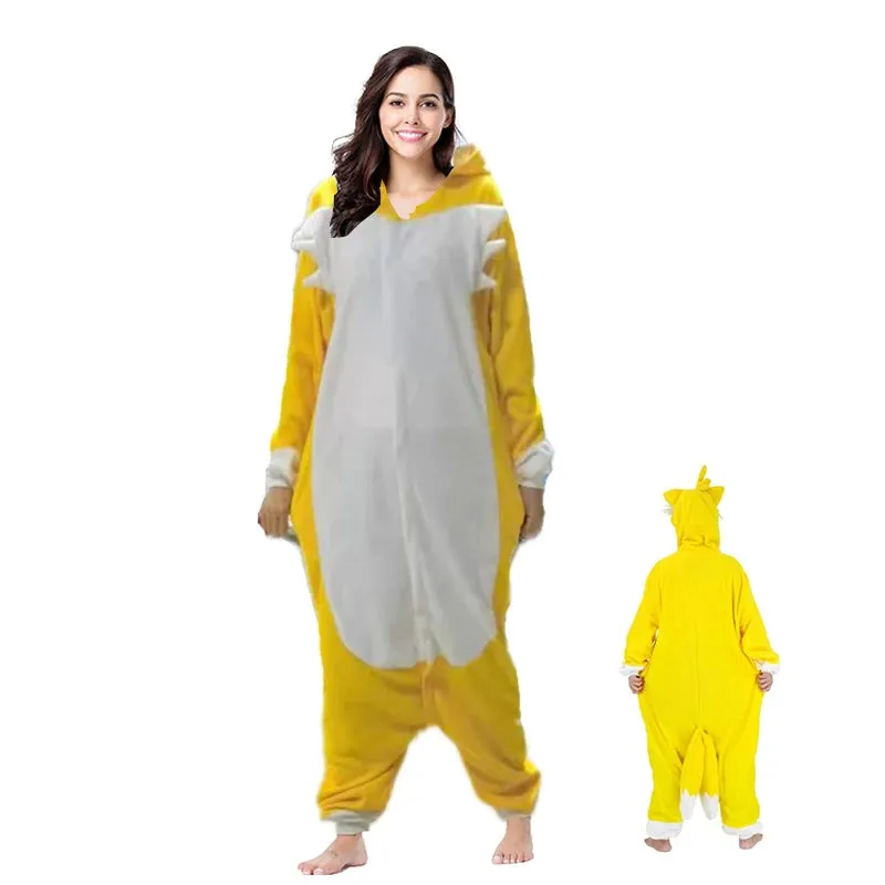 New 100-200cm Family Pajamas Animal Adult Women Cosplay Girl Onesie Cartoon Pijama Men Large XXL Raccoon Kigurumi Kids Boy
