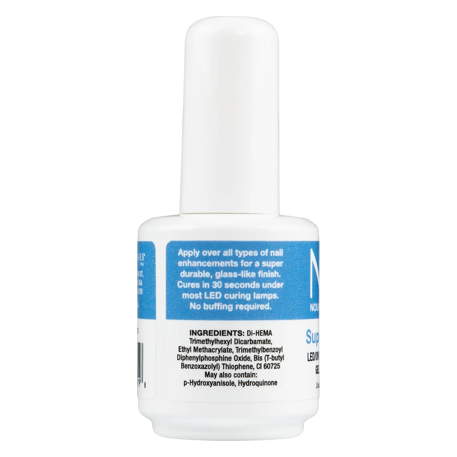 Nouveau Nail Super Seal LED/UV No-Cleanse Gel Sealer .5oz