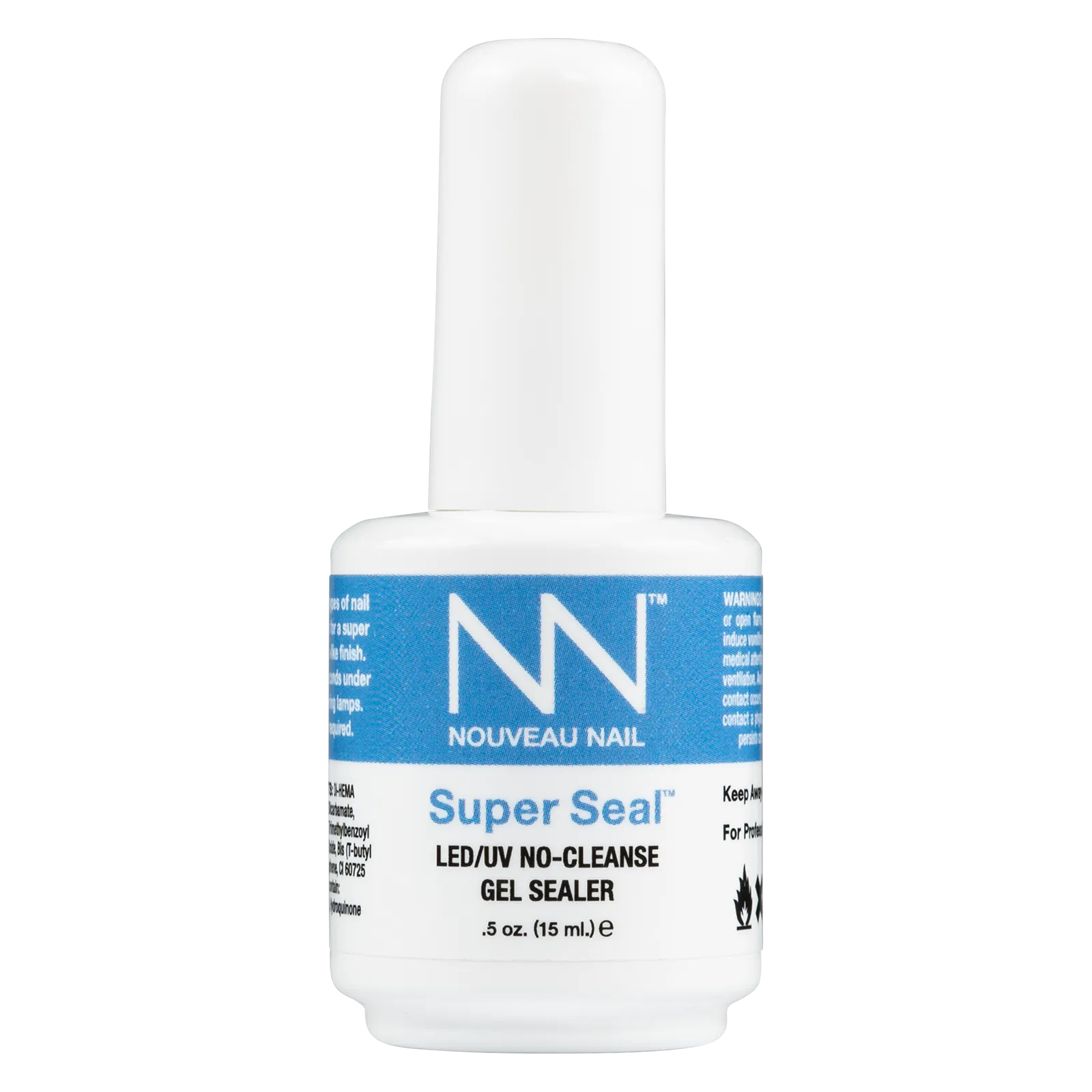 Nouveau Nail Super Seal LED/UV No-Cleanse Gel Sealer .5oz