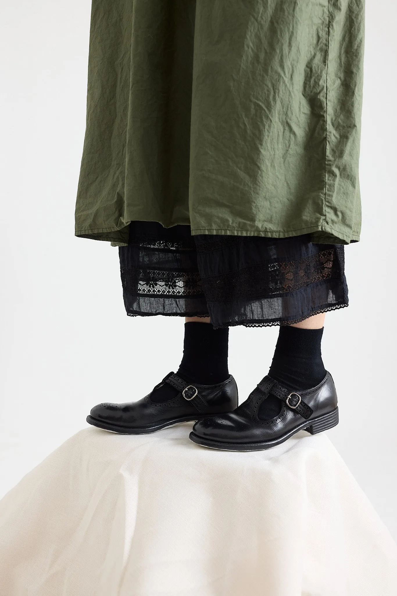 Officine Creative - CALIXTE 071 - Nero T- Bar Shoes