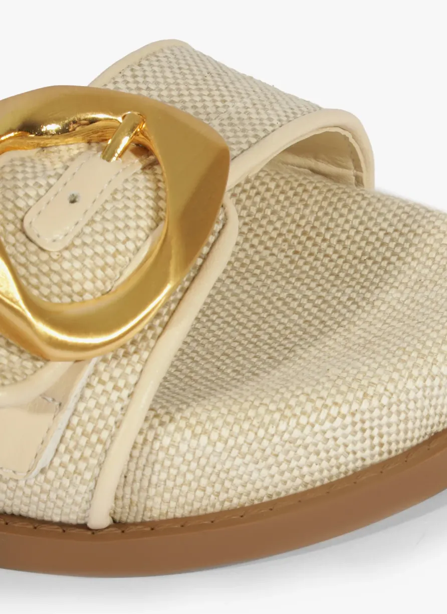 Olga Sporty Sandal in Oyster