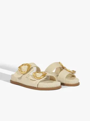 Olga Sporty Sandal in Oyster