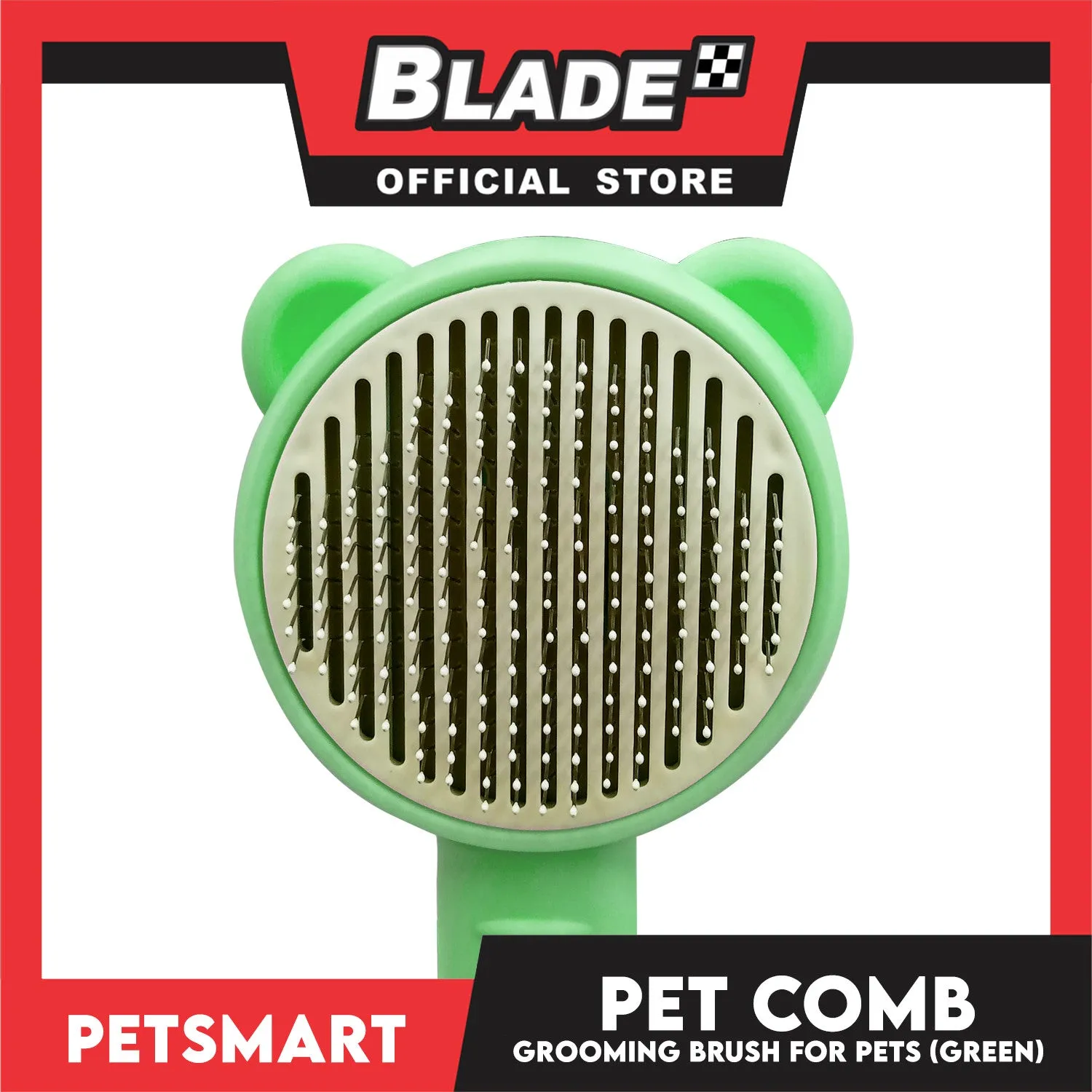 Pet Comb Easy Clean 01 (Green) Grooming Brush for Pets