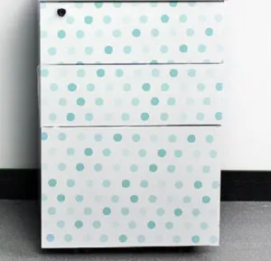 Polka Dot White Contact Paper
