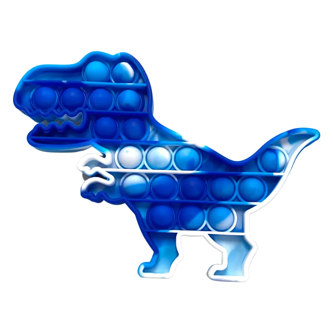 Pop It Dinosaur Fidget Toy - 3 Colors