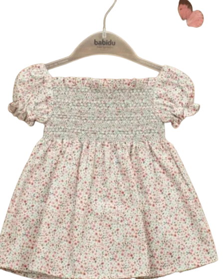 Puffed Sleeve Garden Dress