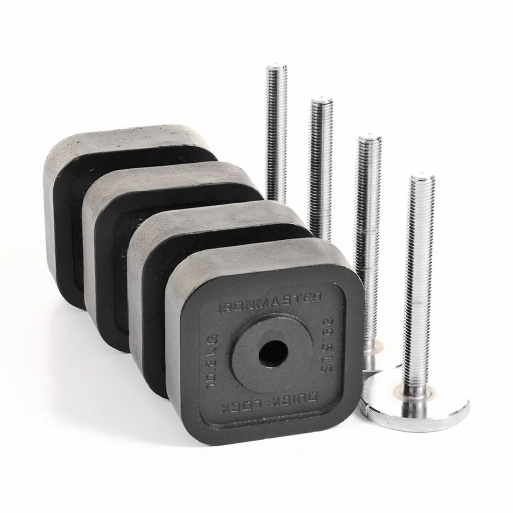 Quick-Lock Adjustable Dumbbell System - 75 lbs Dumbbells   Stand