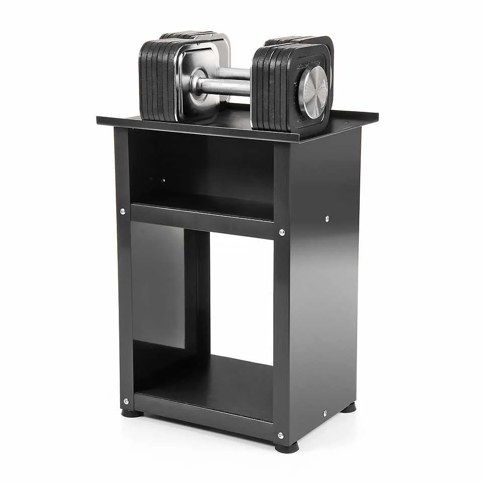 Quick-Lock Adjustable Dumbbell System - 75 lbs Dumbbells   Stand