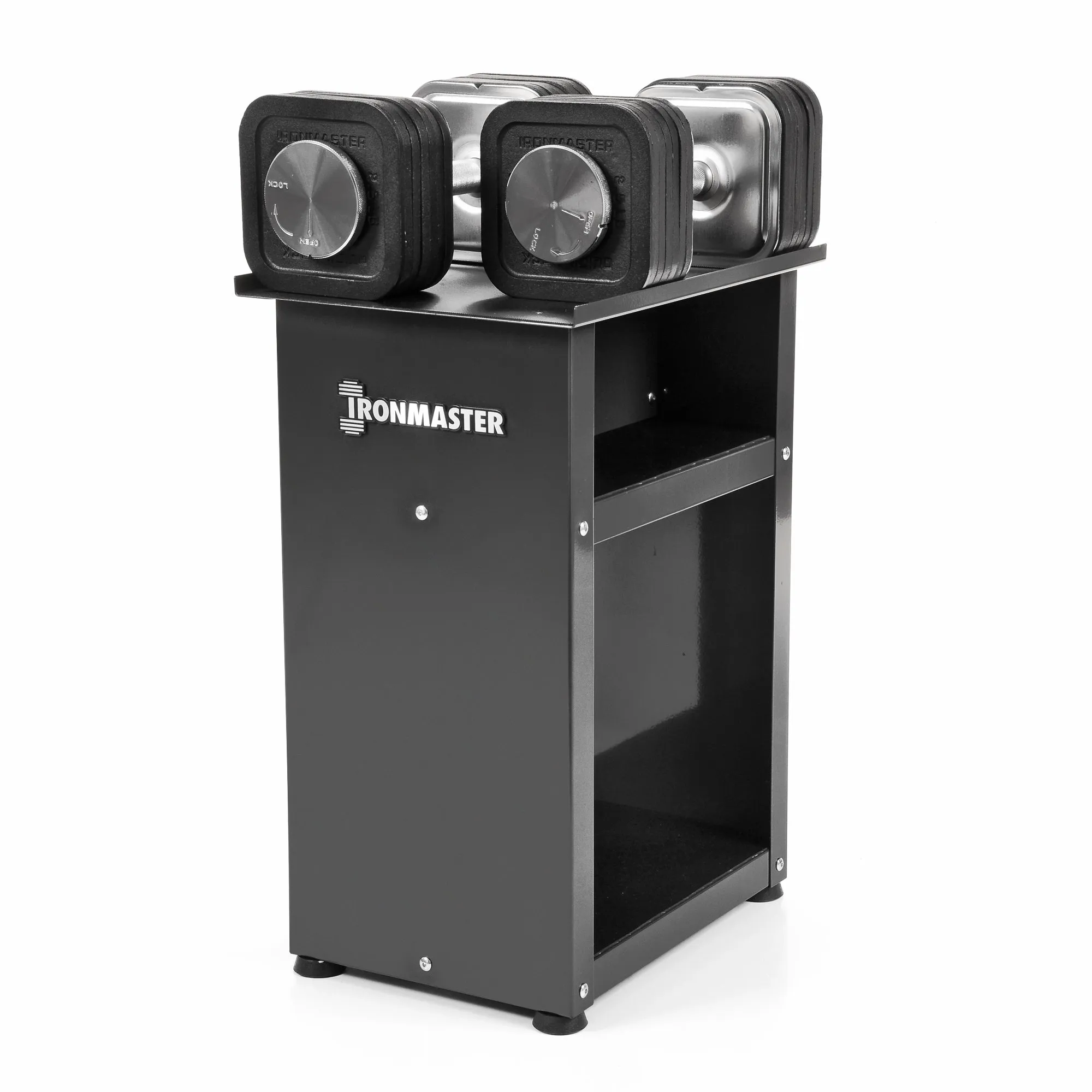 Quick-Lock Adjustable Dumbbell System - 75 lbs Dumbbells   Stand