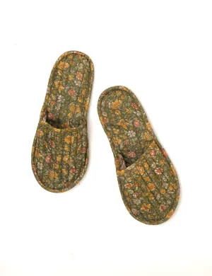 Quilted slippers