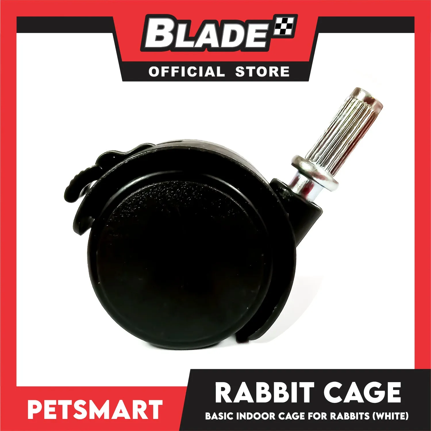 Rabbit Cage, Basic Indoor Cage For Pets (F16004) White Color, 60cm x 38cm x 40cm