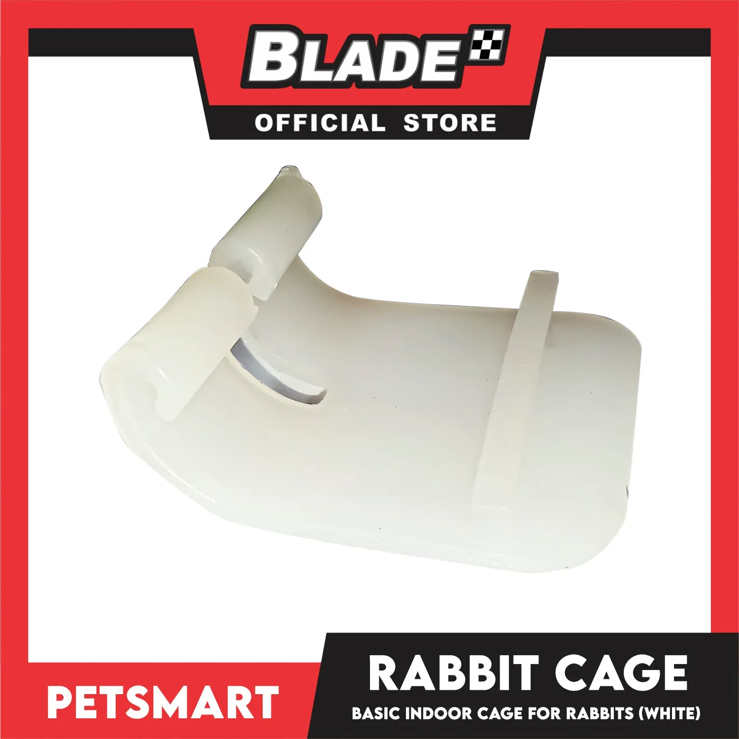Rabbit Cage, Basic Indoor Cage For Pets (F16004) White Color, 60cm x 38cm x 40cm