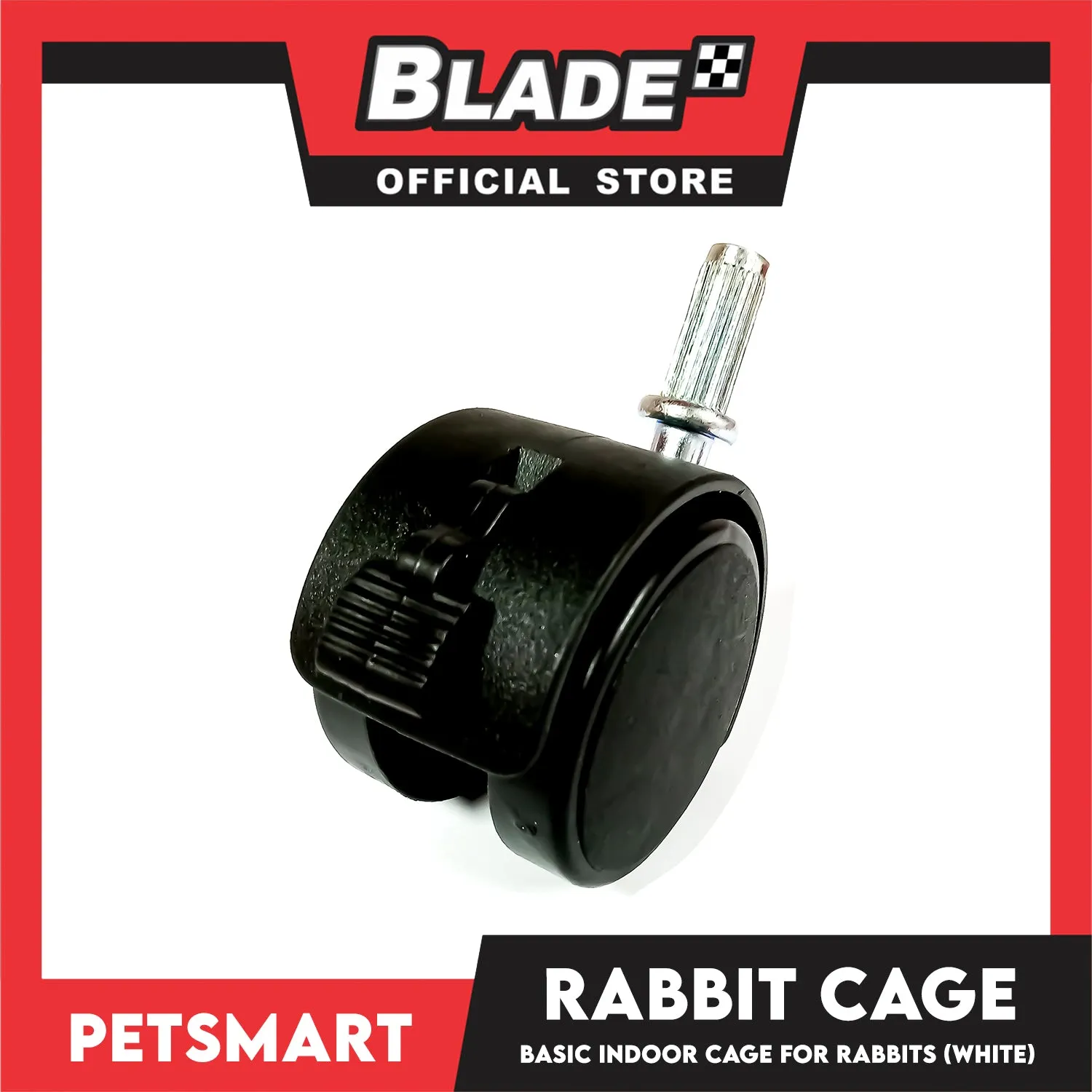 Rabbit Cage, Basic Indoor Cage For Pets (F16004) White Color, 60cm x 38cm x 40cm