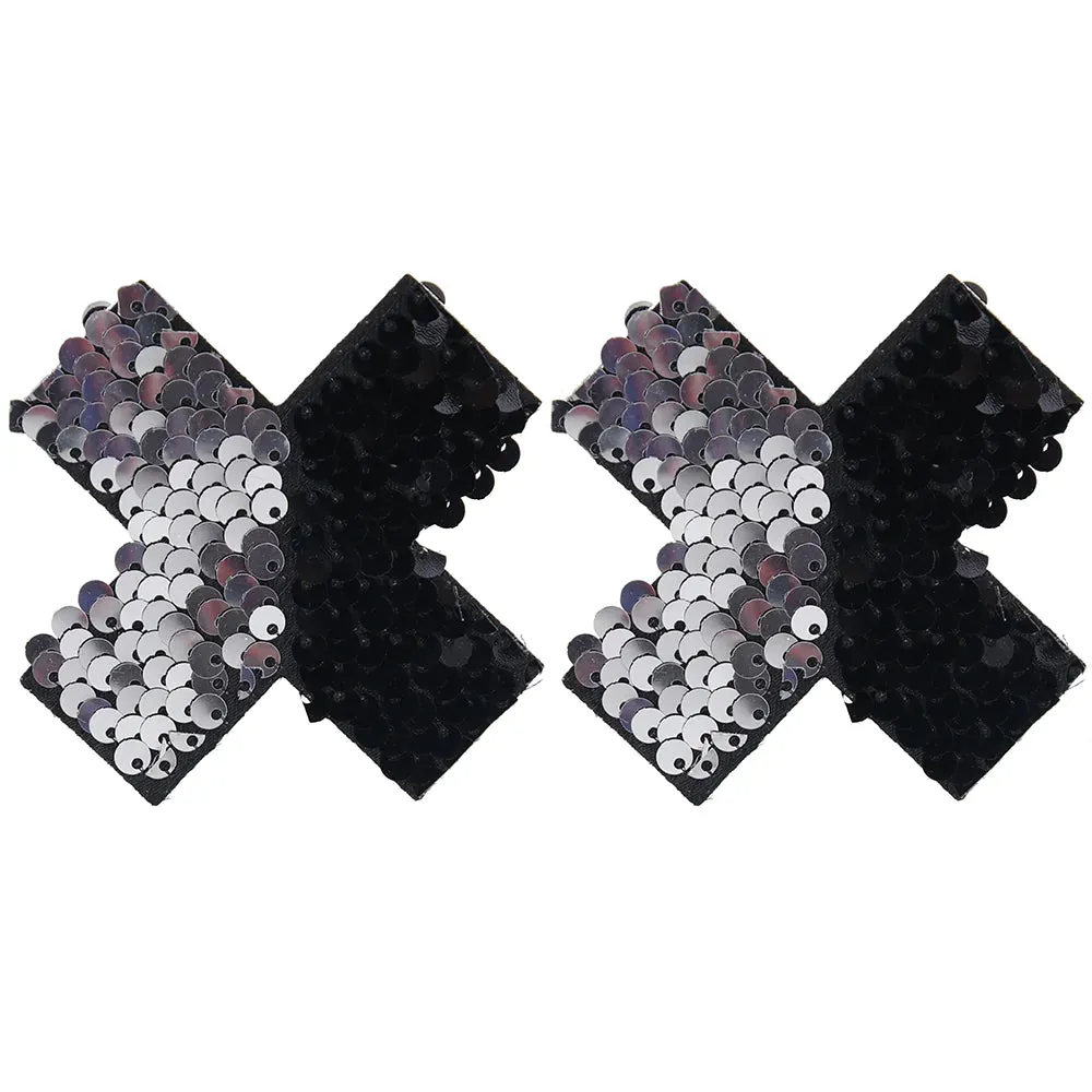 Reversible X Sequin Nipple Pasties