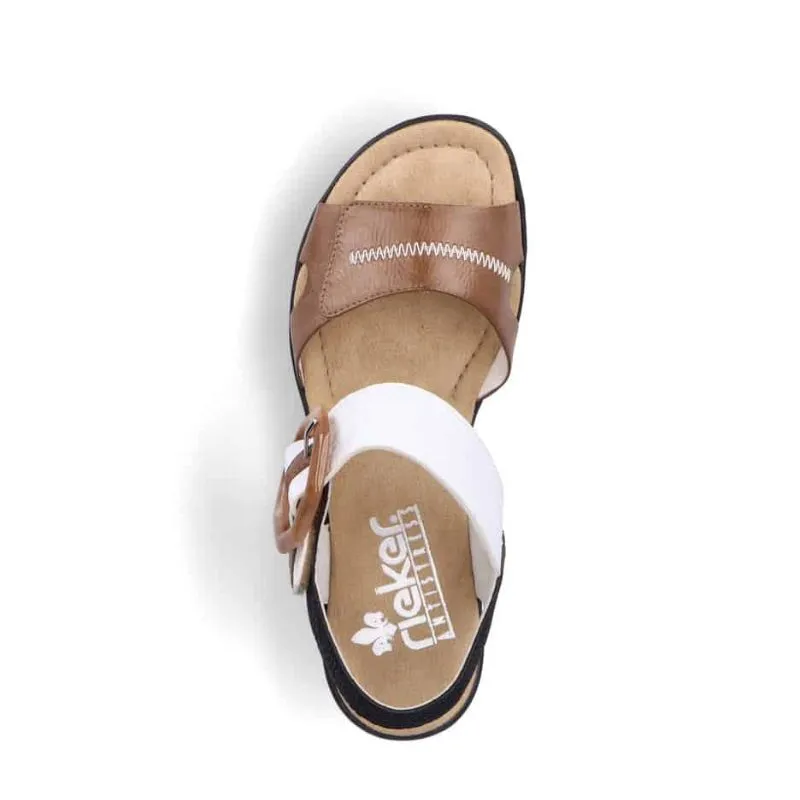 Rieker 68176-64 Women's Wedge Sandals