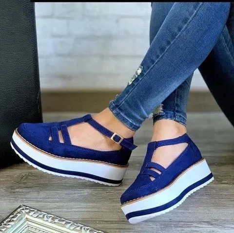 Sandals Women's Breathable Sponge Cake Platform Casual