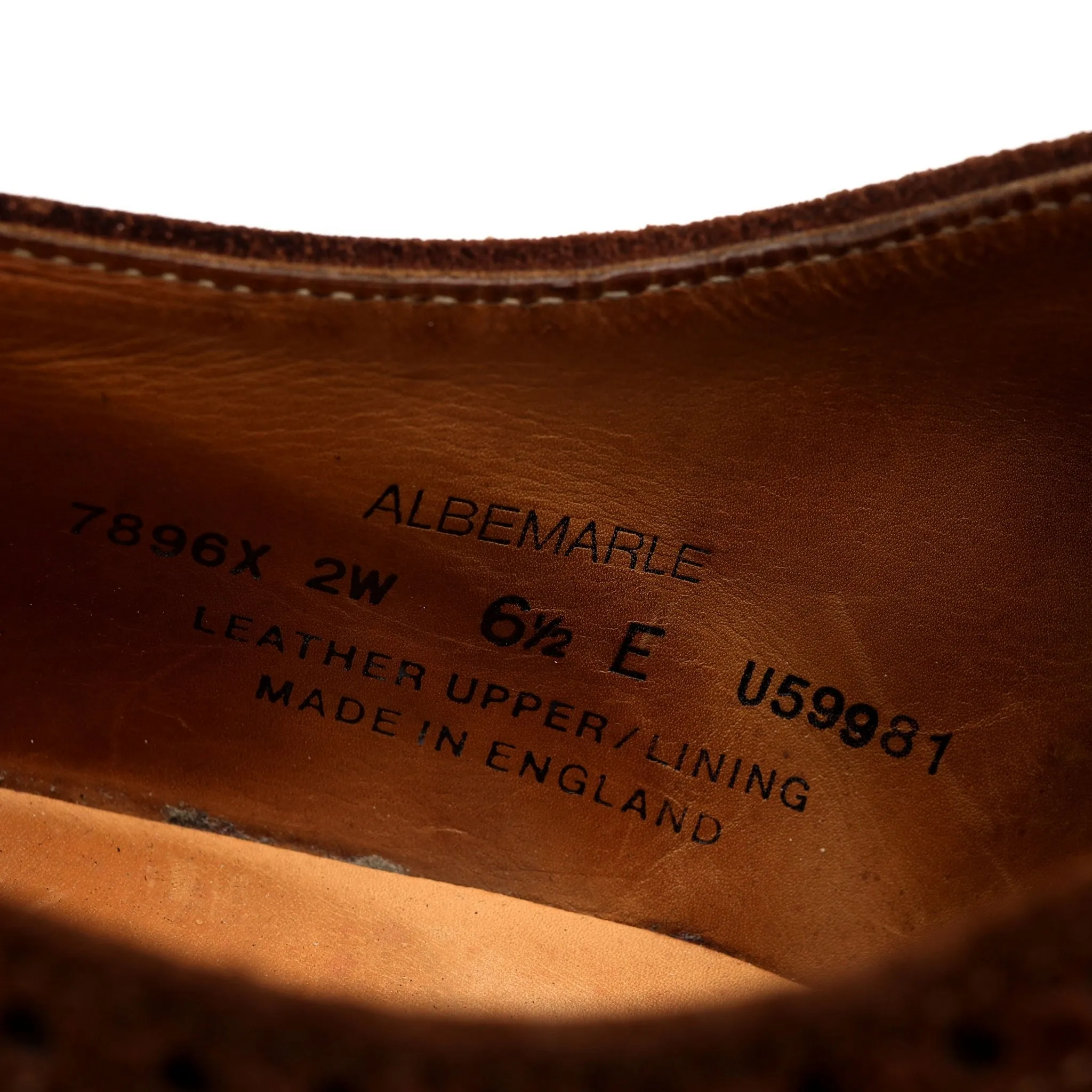 Shipton & Heneage 'Albemarle' Snuff Brown Suede Oxford Brogue UK 6.5 E