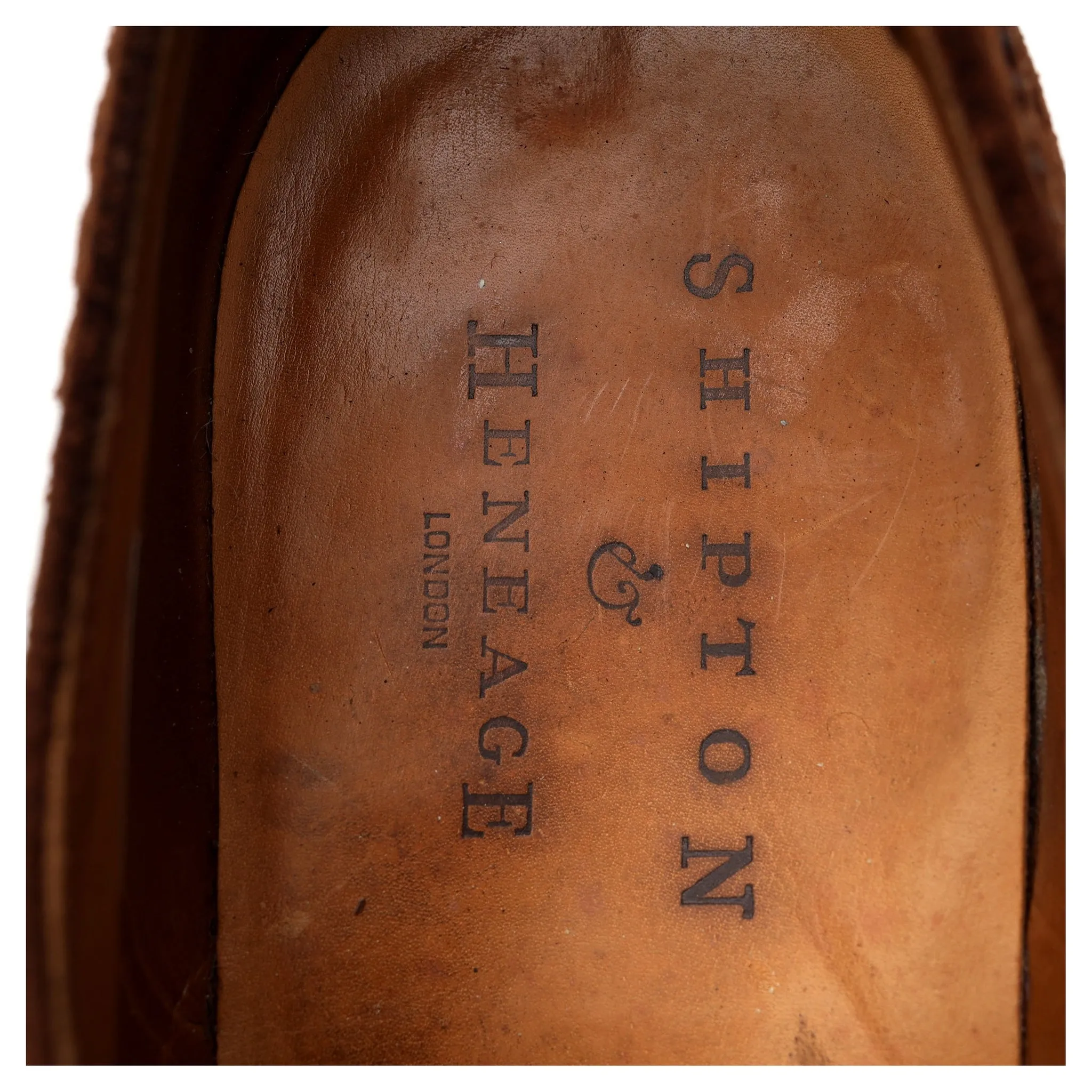Shipton & Heneage 'Albemarle' Snuff Brown Suede Oxford Brogue UK 6.5 E