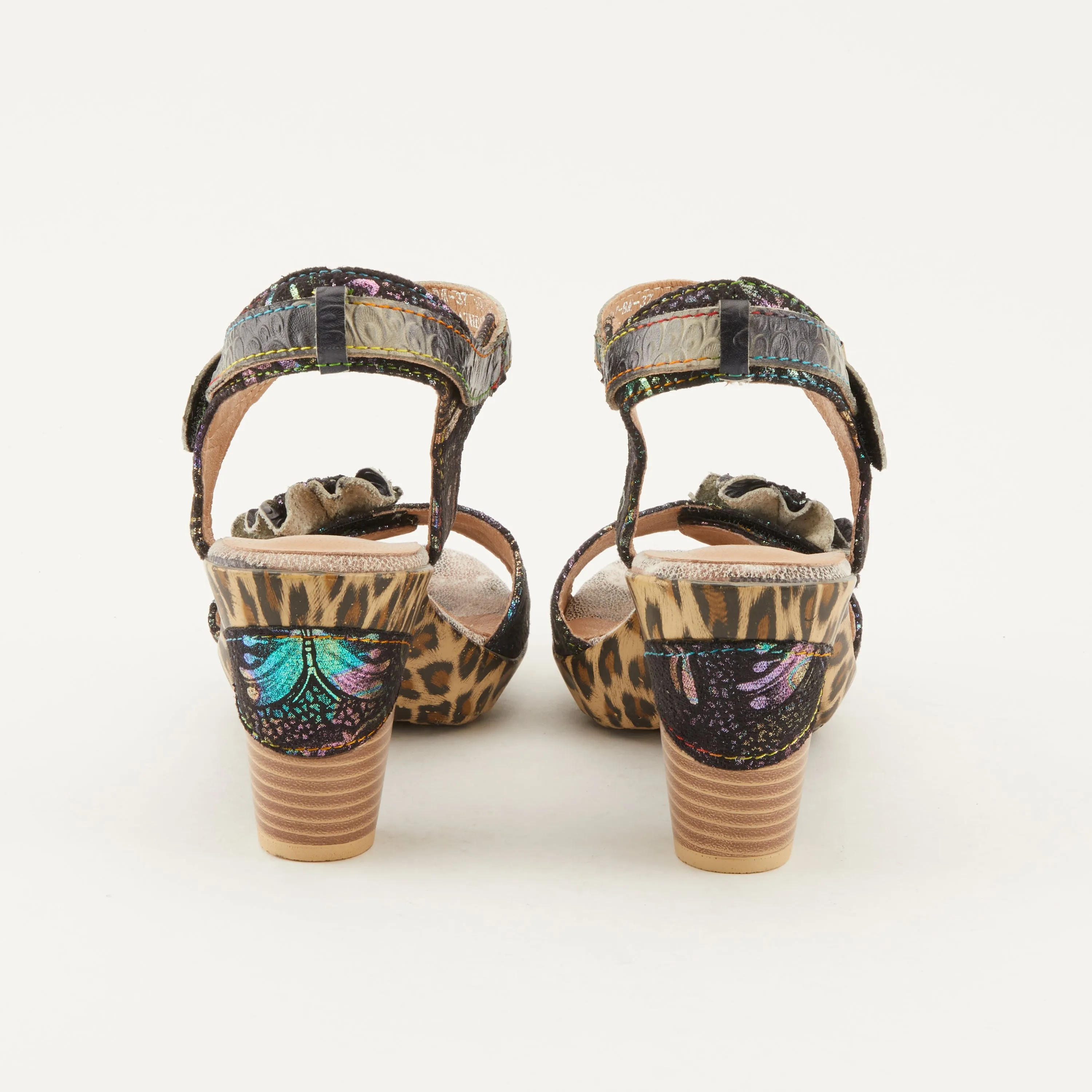 Spring Step Shoes L'Artiste Wildcat Sandals Women's Leather Combo 3.75" Heel