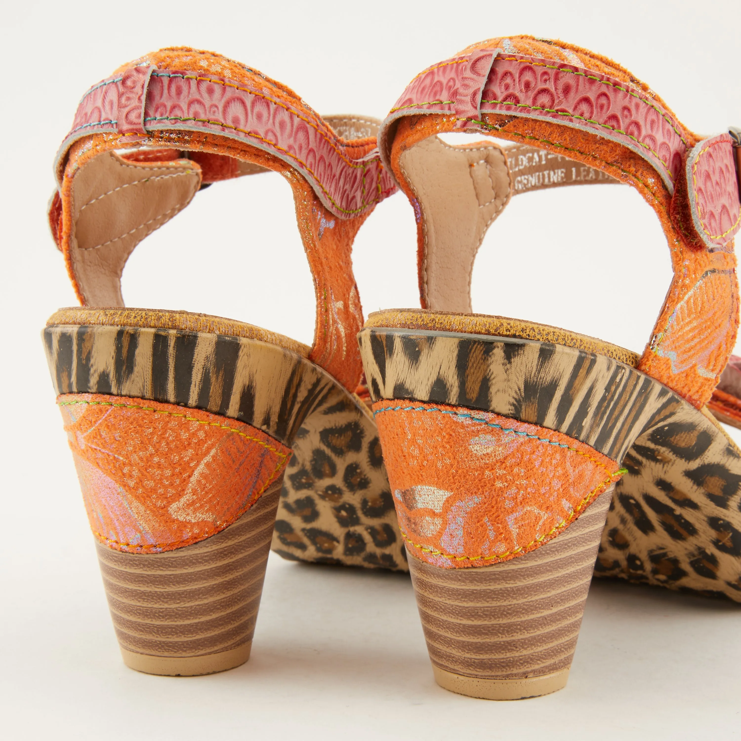 Spring Step Shoes L'Artiste Wildcat Sandals Women's Leather Combo 3.75" Heel