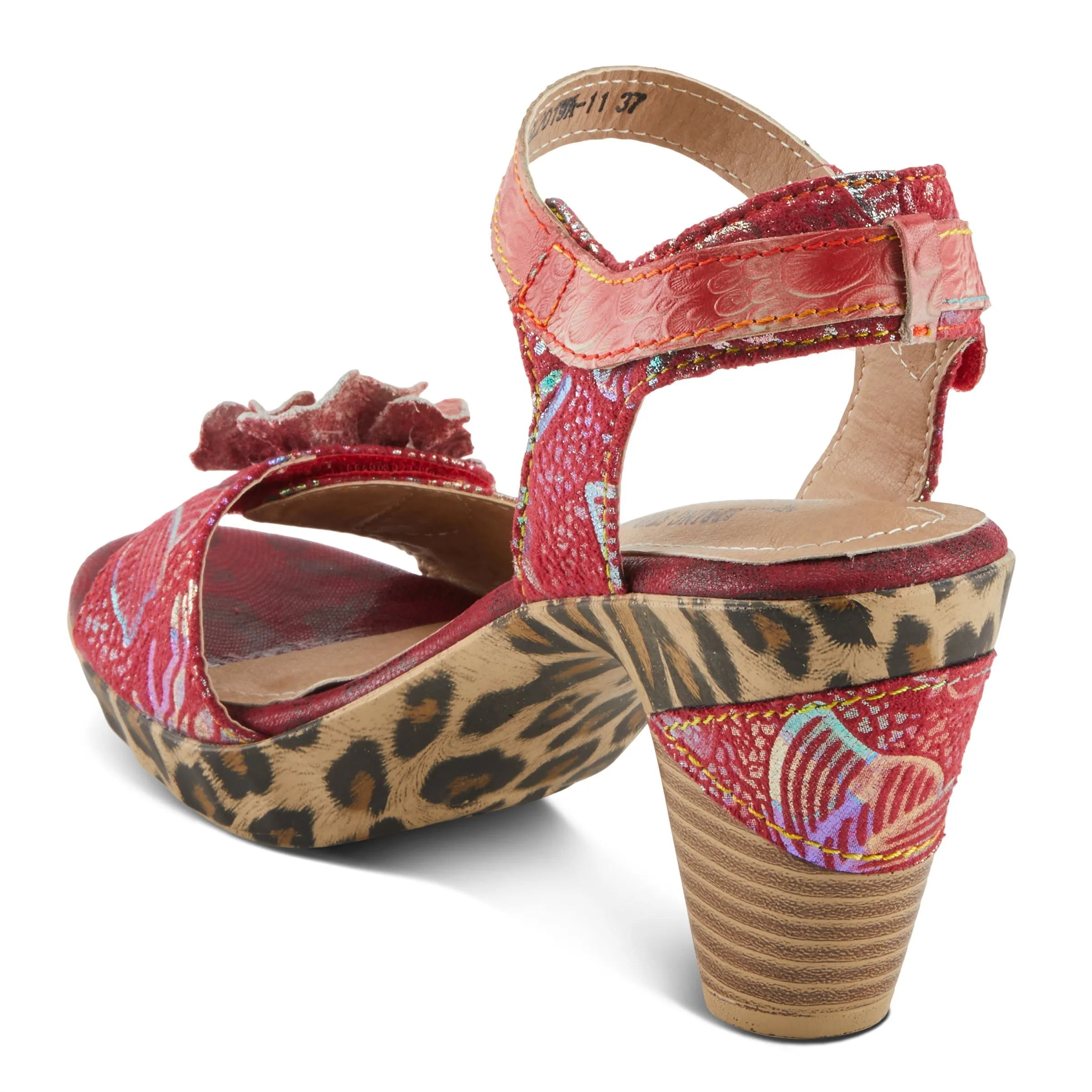 Spring Step Shoes L'Artiste Wildcat Sandals Women's Leather Combo 3.75" Heel
