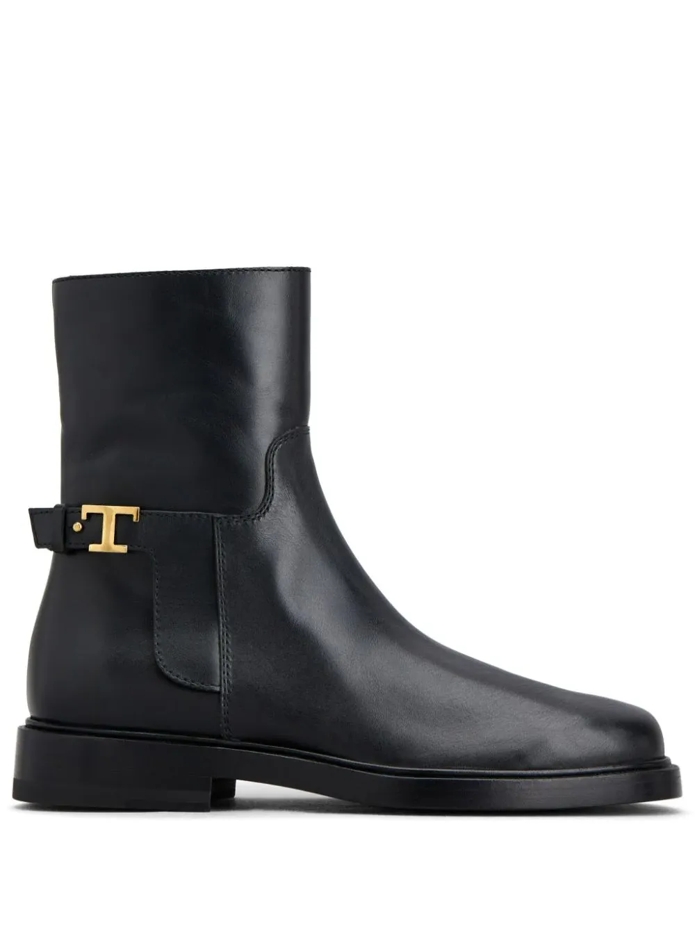 TOD'S T-Timeless Leather Ankle Boots Black