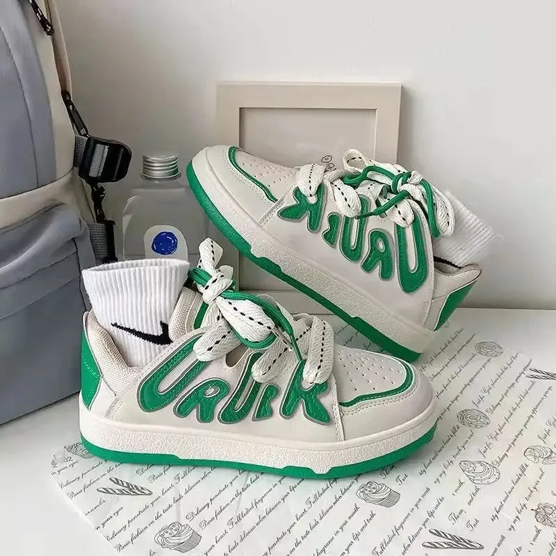 Trendy Y2K Mid-Shoe Slippers with Unique Letter Print Design