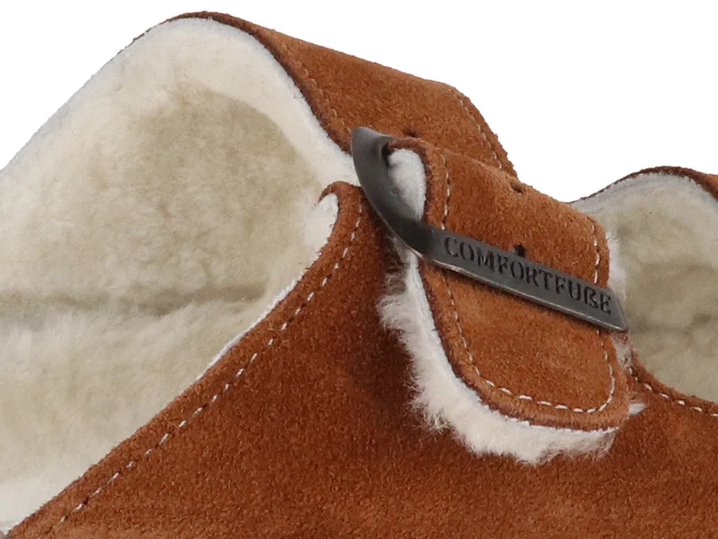 Tuffeln Arch Support Lambskin Sandals «Comfortfüße», cognac
